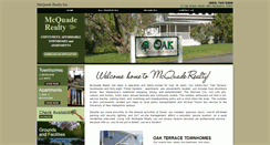 Desktop Screenshot of mcquaderealty.com