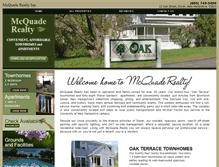 Tablet Screenshot of mcquaderealty.com